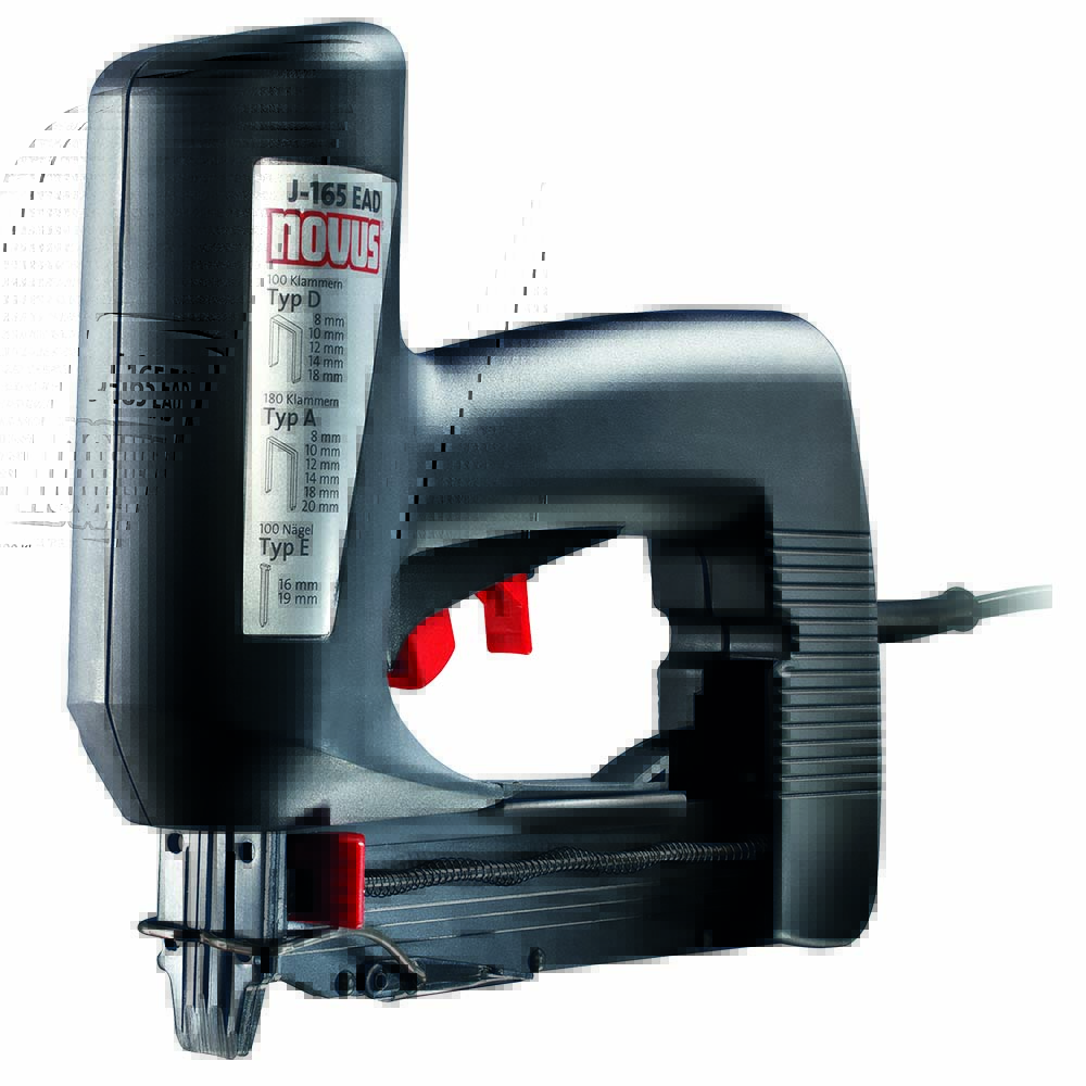 Elektrotacker NOVUS J-165 220V bis 18mm rückschlagfrei, Schlagkraftregulierung