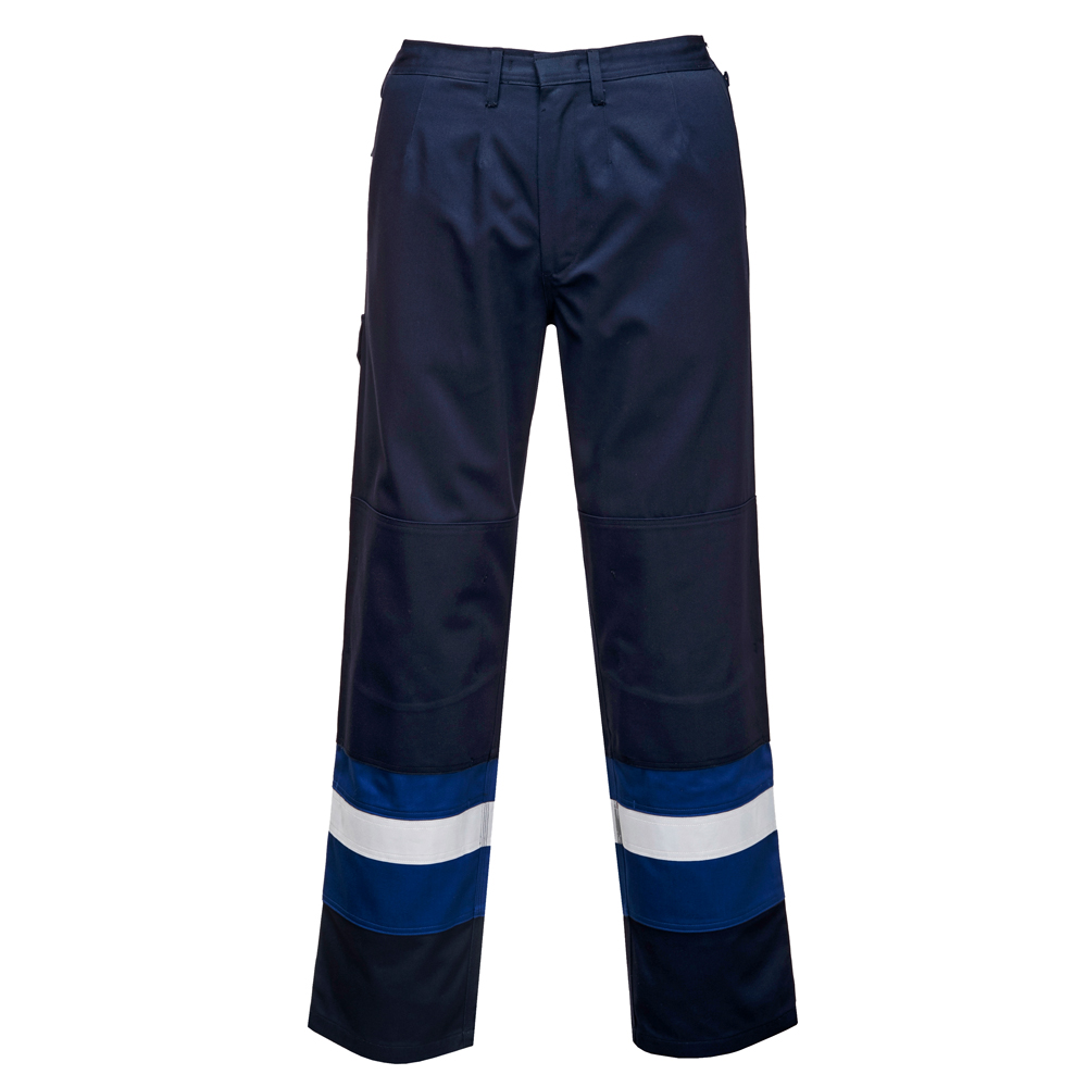 Schweißerschutzbundhose  Gr.M mar/royal EN11611 KL.1,EN11612,EN1149