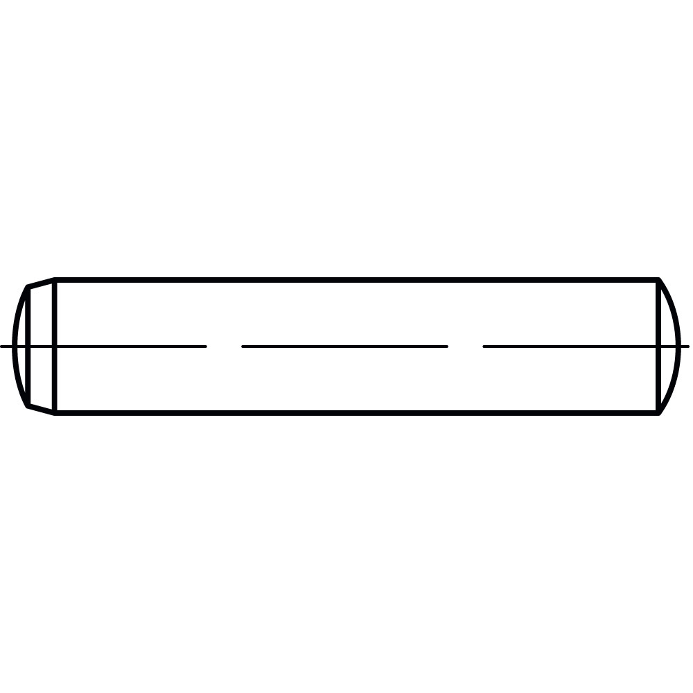 Zylinderstifte DIN 6325 STAHL, BLANK UNVEREDELT KLEINVERPACKUNG, Nenndurchmesser: 3mm, Länge: 6mm