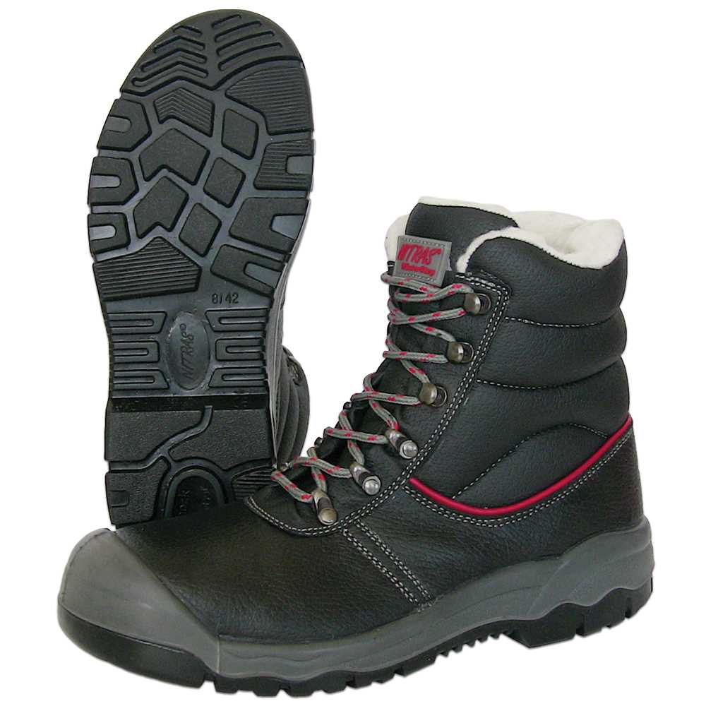 Sicherheitsstiefel WINTERSTEP S3, EN 20345 S3 SRA,schwarz,Webpelz, Größe: 44