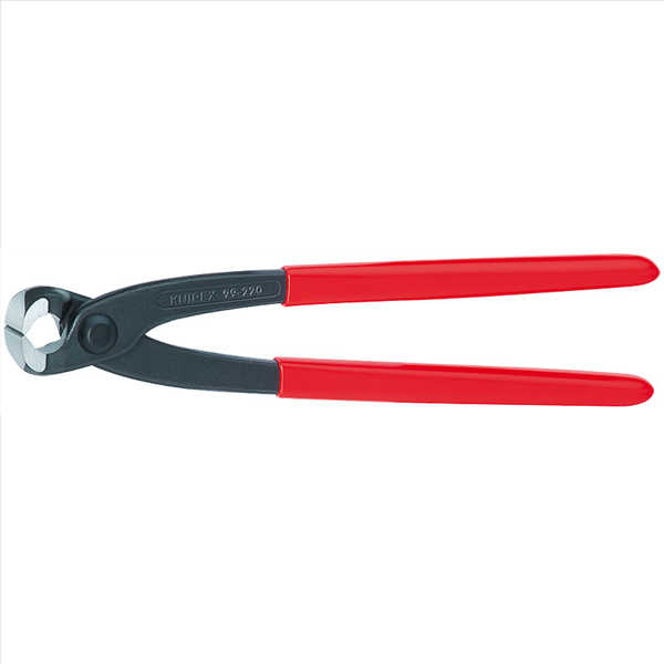 Monierzange poliert, PVC Griff, (Rabitz- oder Flechterzange), KNIPEX, Länge: 200mm