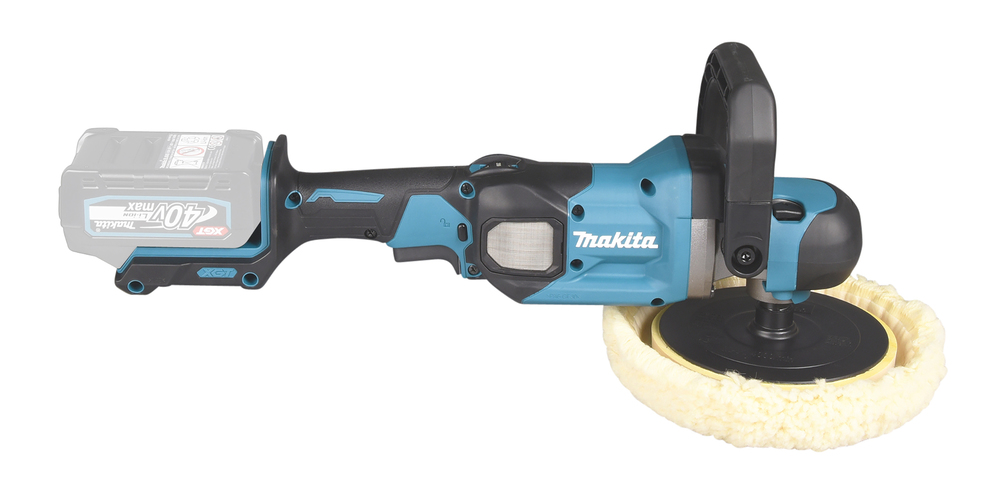 Akku-Polierschleifer MAKITA PV001GZ 40V Ø165mm,3,8kg ohne Akku,Koffer u. Ladeg.