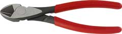 Kraftseitenschneider blank 250mm Chrom-Vanadin,Schenkel PVC-getaucht