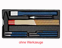 Mulde leer f. Schlagwerkz. 157,5x310mm Kunststoff