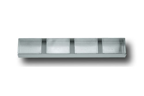 Distanzmodul mit Kleinteiledosen, 475x77x40 mm, 1500 ED-70