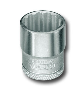 Steckschlüsseleinsatz 3/8" UD-Profil 22 mm, D 30 22