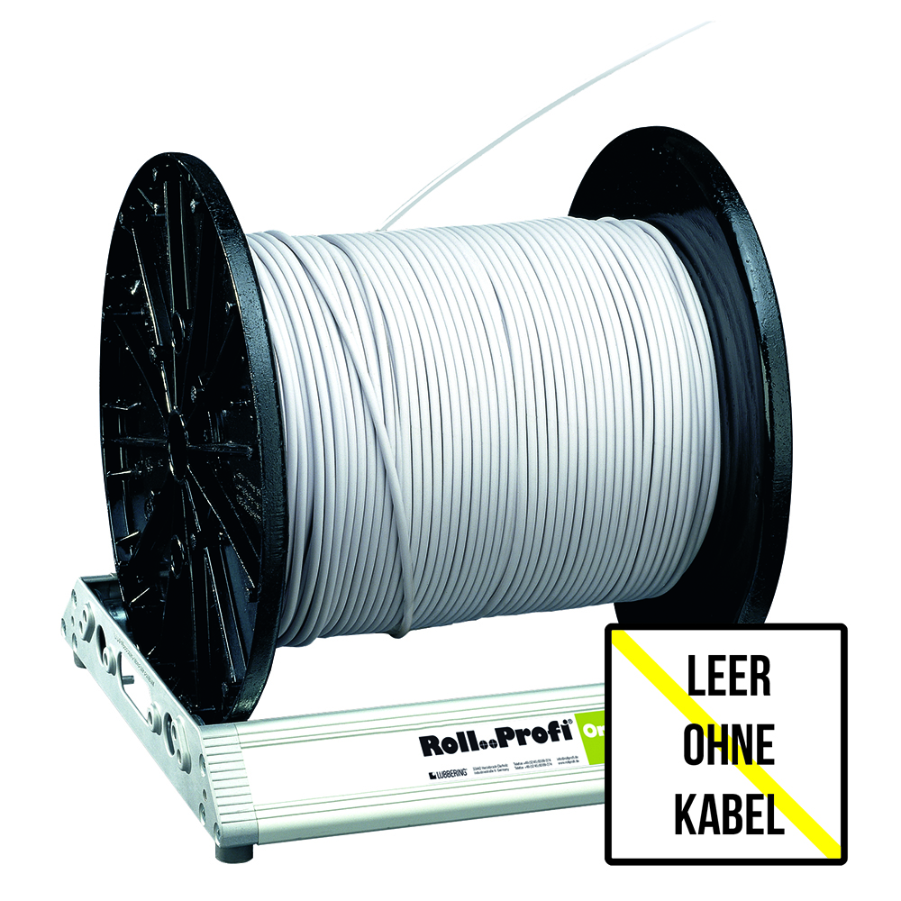 Kabeltrommel-Abroller 200 kg Tragkraft 520mm Tragwalzenbreite