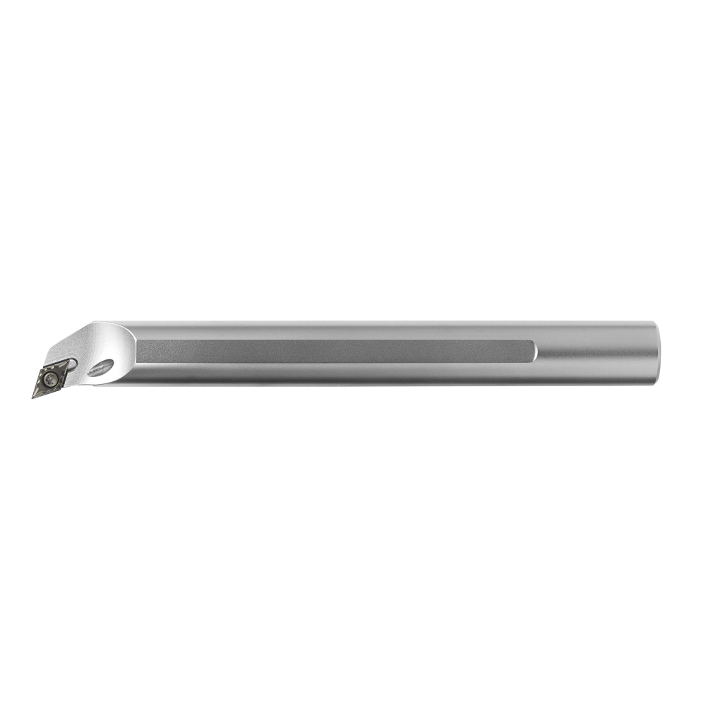 Positive Bohrstange 107,5° für D-Platte, Rechts, Schneidplatte: DCMT/DCGT 0702…, Durchmesser (d): 10