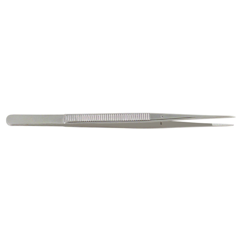 Industriepinzette gerade 160mm Halbrund-Spitzen,Robustmodell