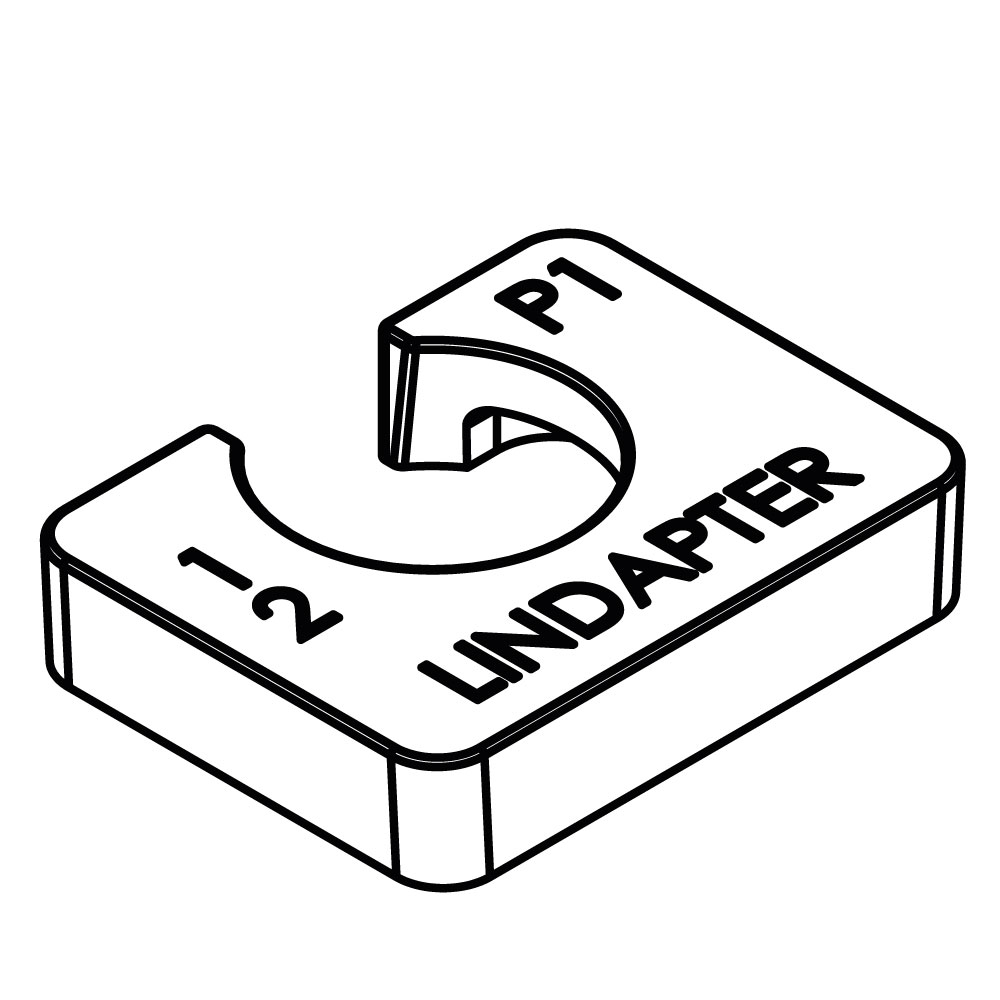 LINDAPTER-Ausgleichscheib. St. AF P1 TZN, feuerverzinkt, Dimension: 12mm