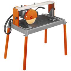Steintrennmaschine 250mm Ø 1500W/230V Tisch 630x450mm,mit Laser