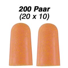 200 Paar Gehörschutzstöpsel 303, Größe: S