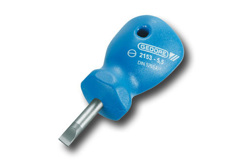 Schraubendreher, kurze Form, Schlitz 5,5 mm, 2153 5,5