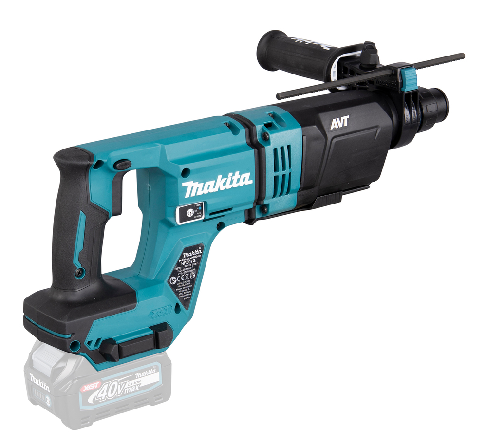 Akku-Bohrhammer MAKITA HR007GZ 40V ohne Akku,Ladegerät,Koffer