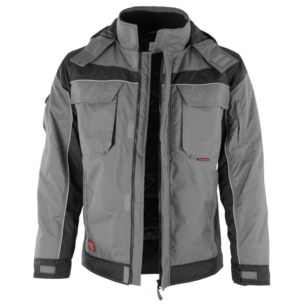 Winterjacke, PRO,, Nr. 44139-28-2XL - Seite: 26, Farbe: grau/schwarz, Größe: S