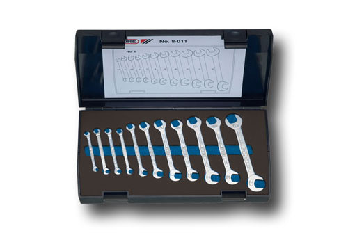 Doppelmaulschlüssel-Satz 11-tlg 4,5-13 mm, 8-011