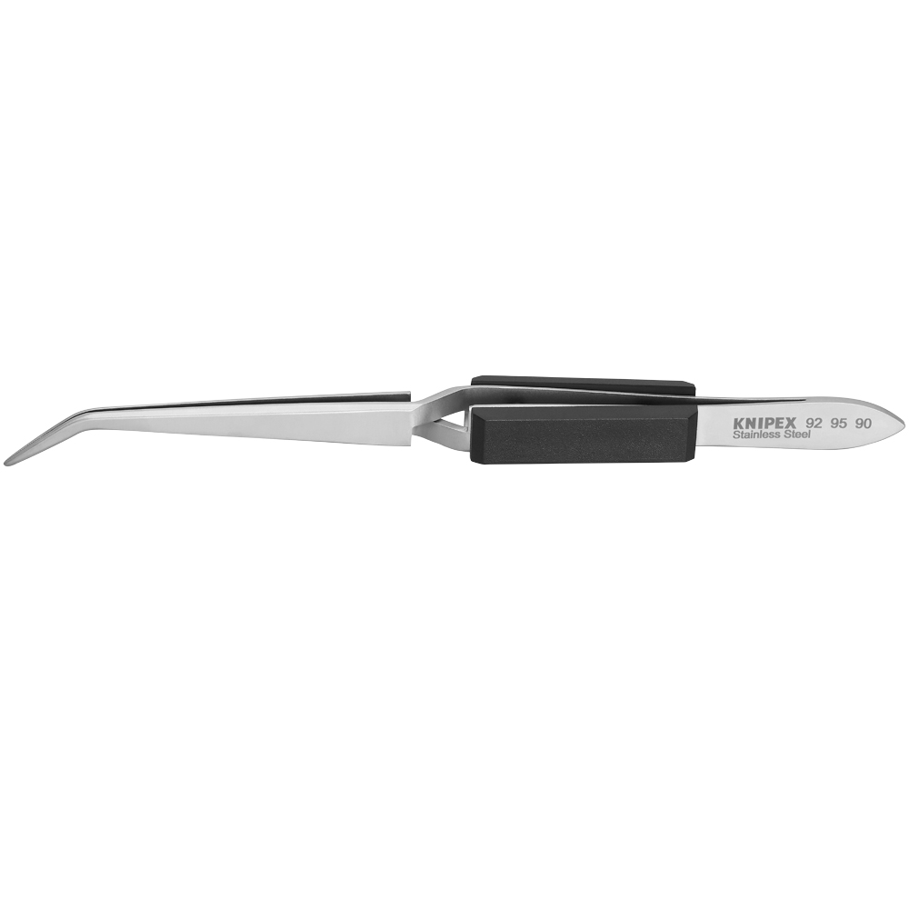 Kreuz-Pinzette 162 mm, 40° Backen gewinkelt