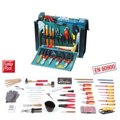 Elektro-Werkzeugsatz-Tasche+Satz NEU 3 7396-121,83-teilig