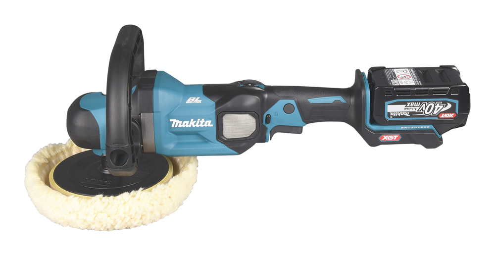 Akku-Polierschleif.MAKITA PV001GM101 40V Ø165mm,3,8kg,4Ah,Koffer und Ladegerät