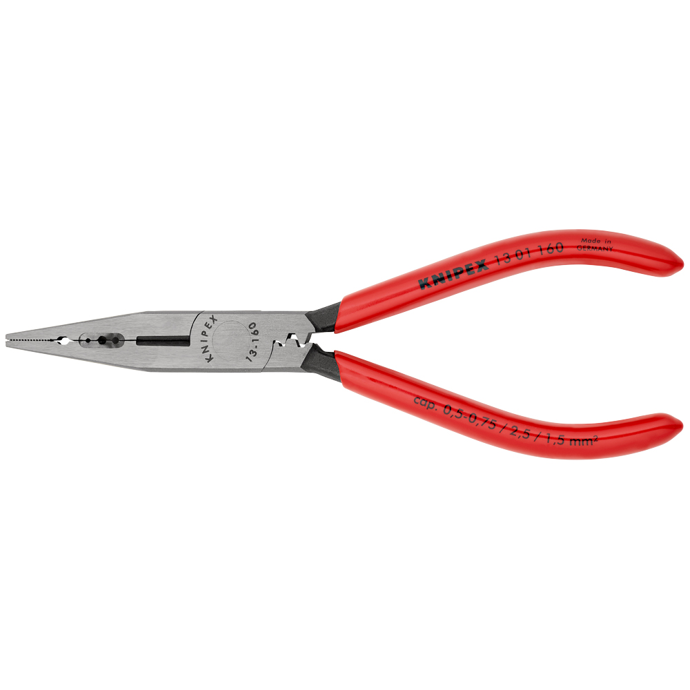 KNIPEX Verdrahtungszange, atramentiert schwarz, poliert