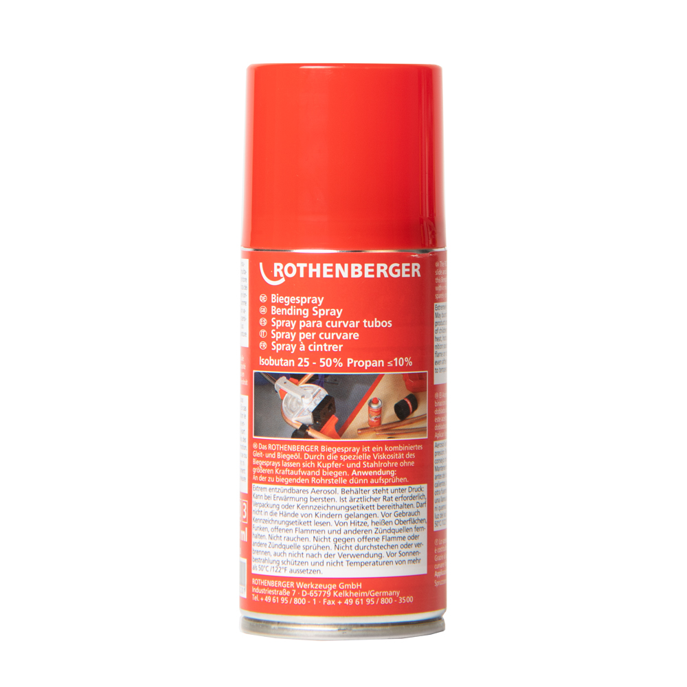 Gleit-und Biegeöl-Spray 150ml zum Biegen von Cu-und Stahlrohren ohne Mühe