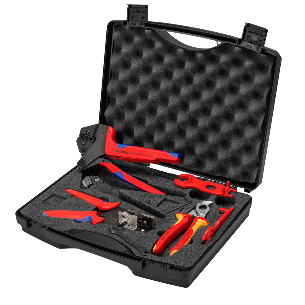 KNIPEX Werkzeugkoffer PV für MC4