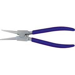 Außen-Seegerzange gerade 10-25mm A1 Chrom Vanadium,brüniert,Griffe schwarz