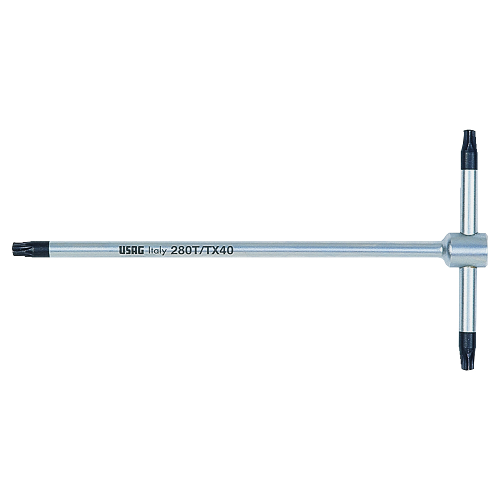 Torx-T-Griff-Schlüssel, 3-seitig verwendbar, Schlüsselweite: TX6mm, Länge der Klinge: 125mm
