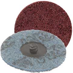 Schleifvlies mit Schnellverschluss, universell,zum finishen, Außendurchmesser: 51mm, Körnung: mittel