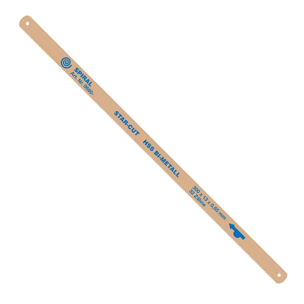 Handsägeblatt 32Z/300x13x0,65mm STAR-CUT HSS-BI-HSB,mit Zähnen aus BI-METALL