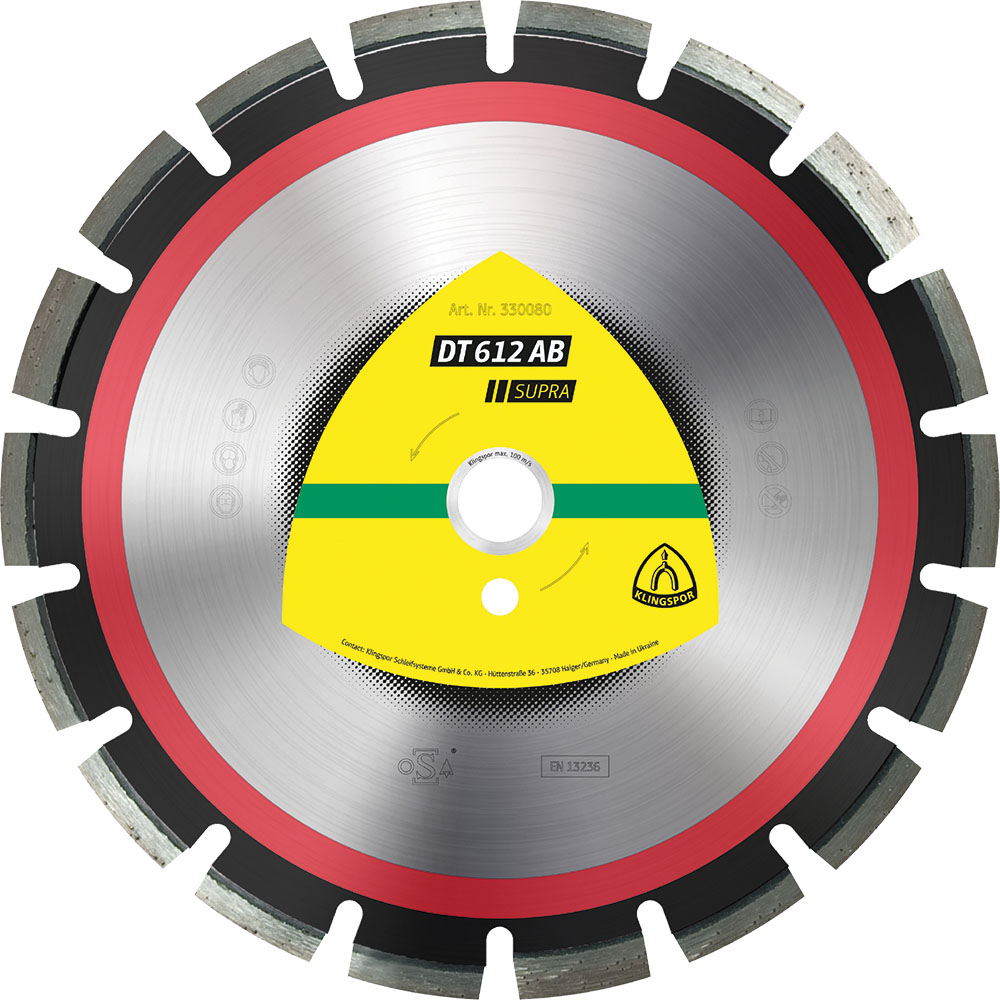 Diamanttrennscheibe DUO für Asphalt, Beton und harte Materialien