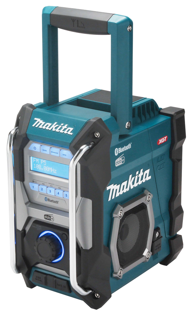 Akku-Radio MR004G MAKITA DAB+,BT,12-40V IP65,inkl.Netzgerät 230V,ohne Akku
