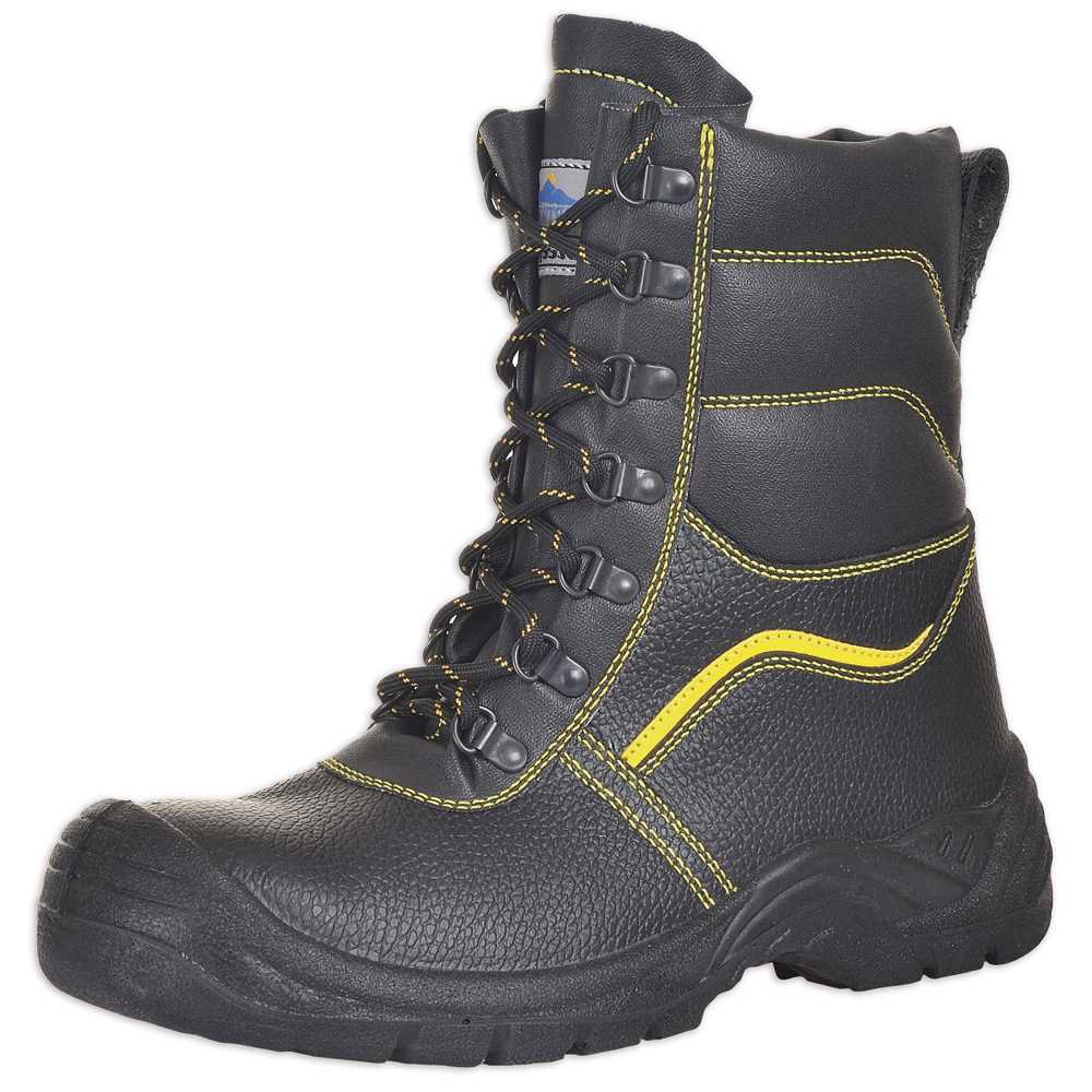 Sicherheitsstiefel STEELITE S3 CI EN20345 S3 CI,Fellfutter,schwarz