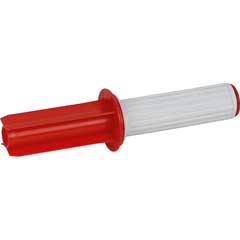 Stretch-Miniroll-Hand-Abwickler mit Freilaufgriff,für 125mm breite Folie