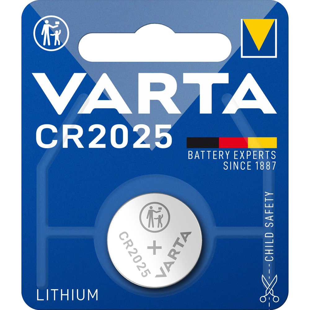 Knopfzelle,Lithium CR2025/3V/170mAh
