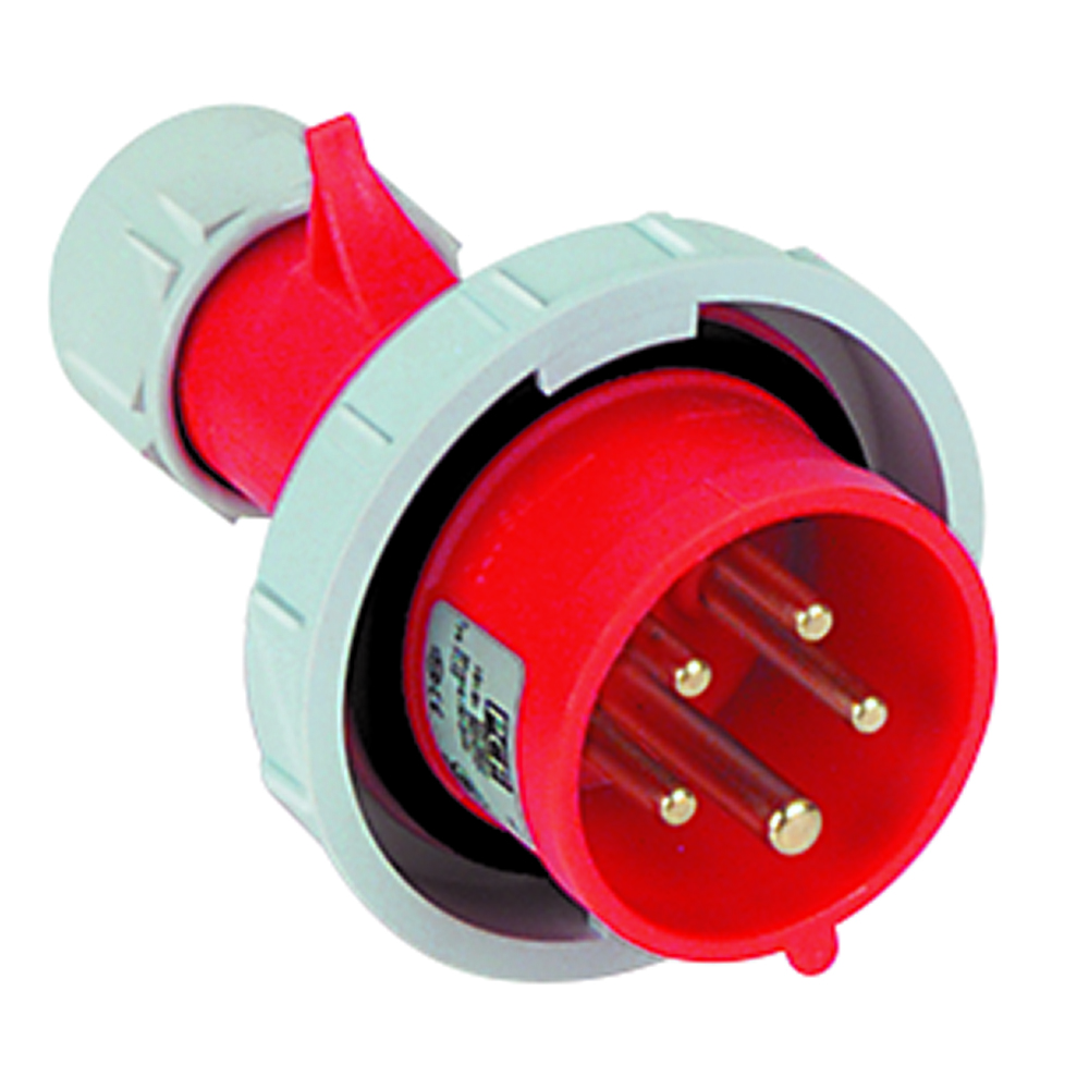 CEE-Stecker 400V/ 5-polig,3P+N+E,IP67 Bajonettsystem