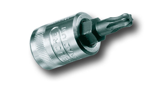 Schraubendrehereinsatz 1/4" Innen-TORX , Abtriebsgröße: TX10
