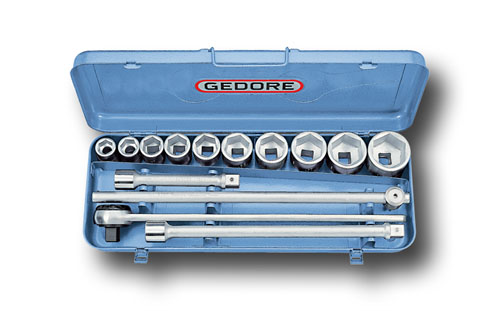 Steckschlüssel-Satz 3/4" 14-tlg 6-kant 22-50 mm, 32 EMZ