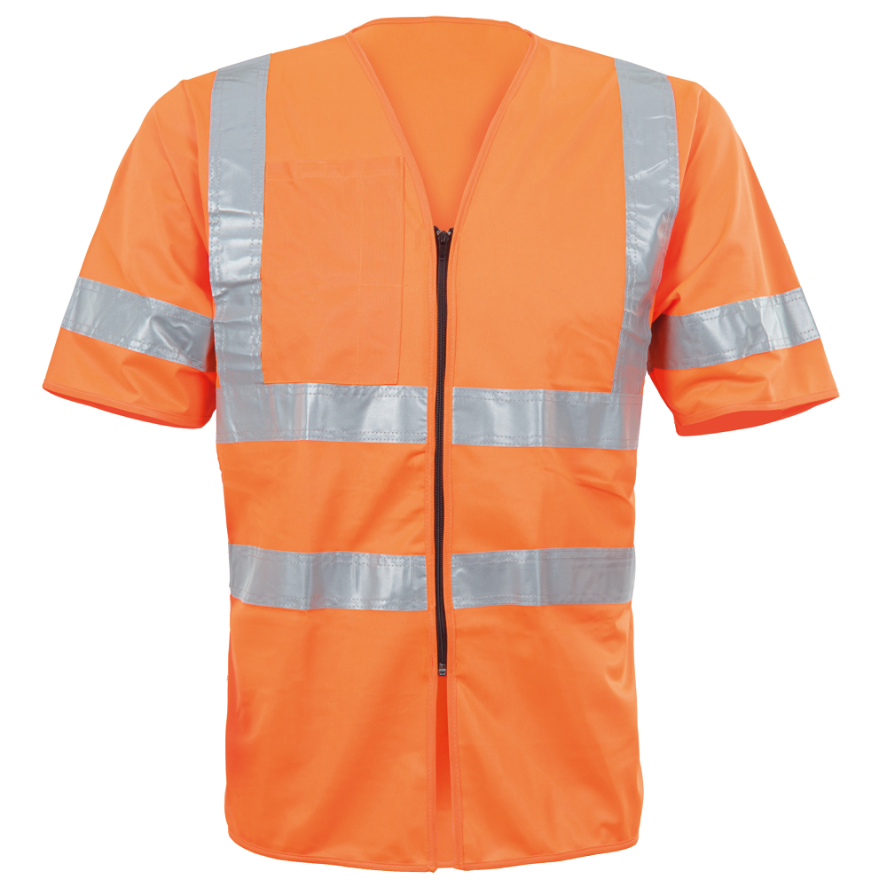 ALLROUND WS Kurzarmjacke warnorange UV40
