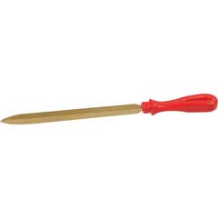 Cu-Be 3-Kant-Schaber 310mm mit Heft antimagnetisch,nicht funkenreißend