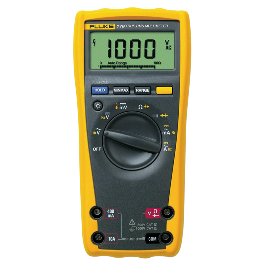 Digitalmultimeter FLUKE 179,4mm Mess- spitzen,1x9V Batterie