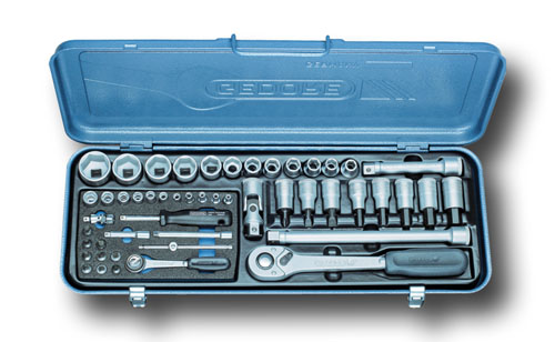 Steckschlüssel-Satz 1/4"+1/2" 50-tlg 4-30 mm, 19 V20U-10