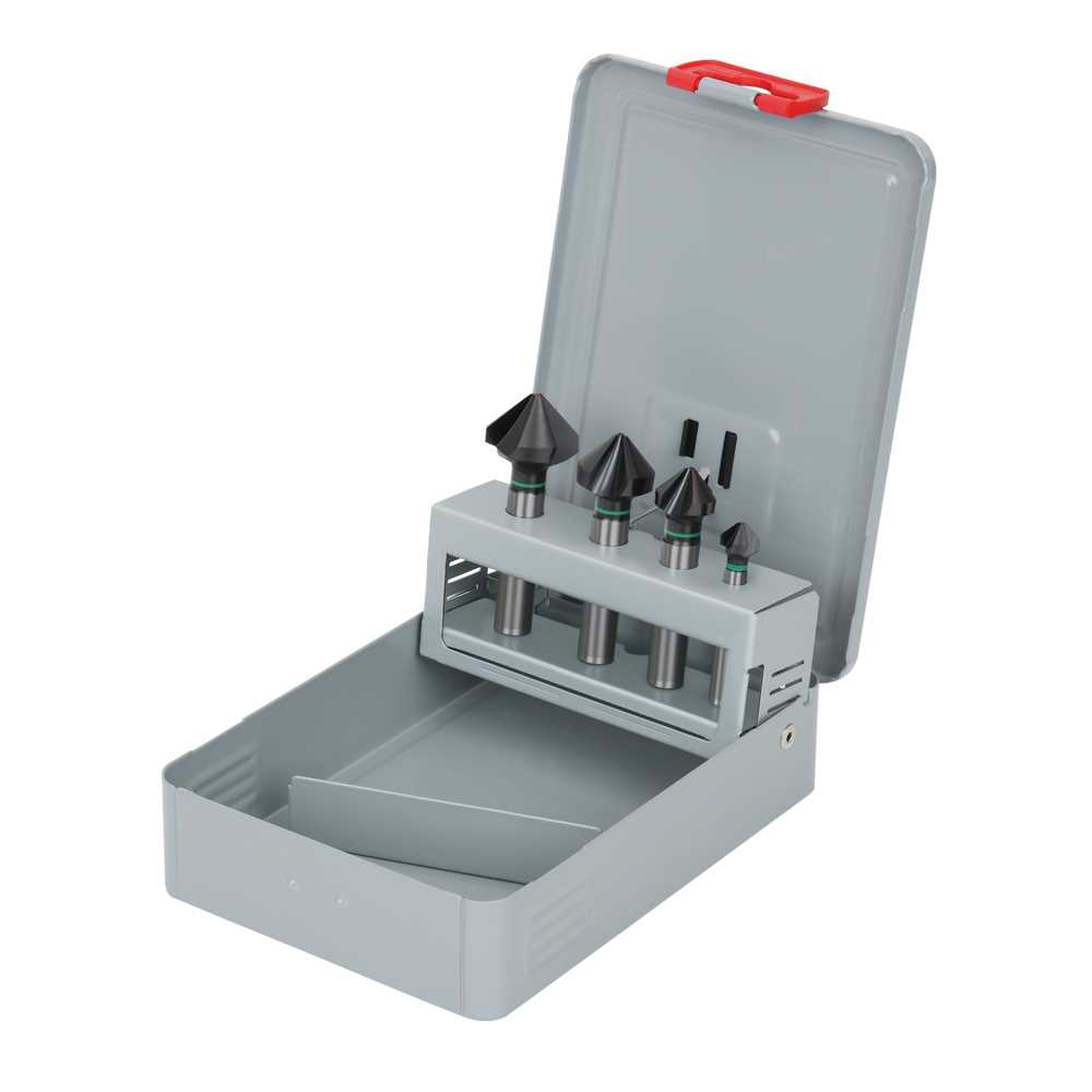 TiALN-90°Grünring-Senkersatz 5-teilig M5-M12,10,4-25mm Durchmesser