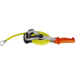 Gabel-Glasfaserband 13mm/25m,mm+cm- Teilung auf Vorder-und Rückseite