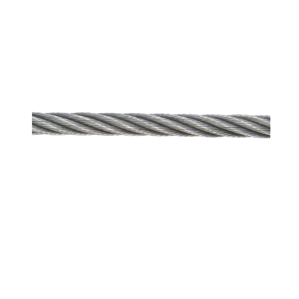 Drahtseil mit Textilseele, Durchmesser: 2mm
