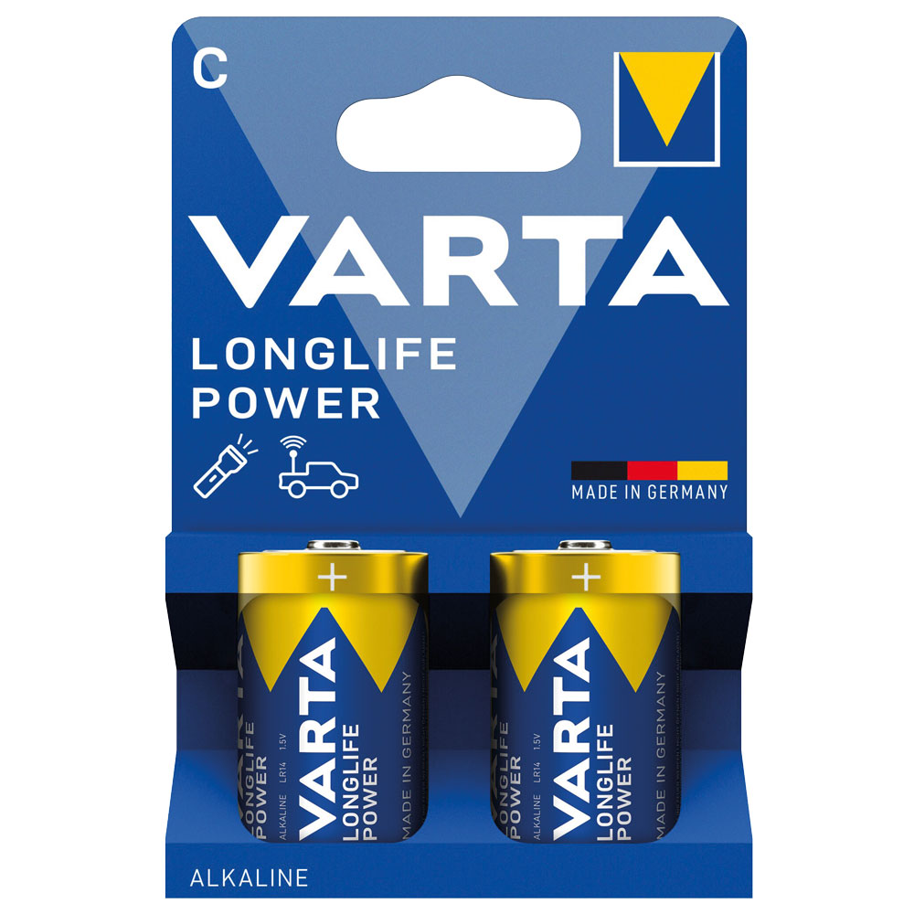 2 Stück Batterie Alkaline-High-Energy Baby/LR14-C/1.5V