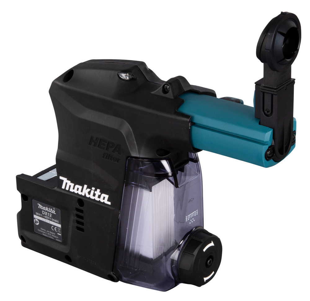 Staubabsaugung MAKITA DX12 für XGT HR003 Bohrhammer-Zubehör mit HEPA-Filter