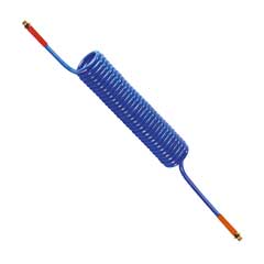 Spiralschlauch-Set 1/4" AG 6,5x10mm (IDxAD),drehbar,PU