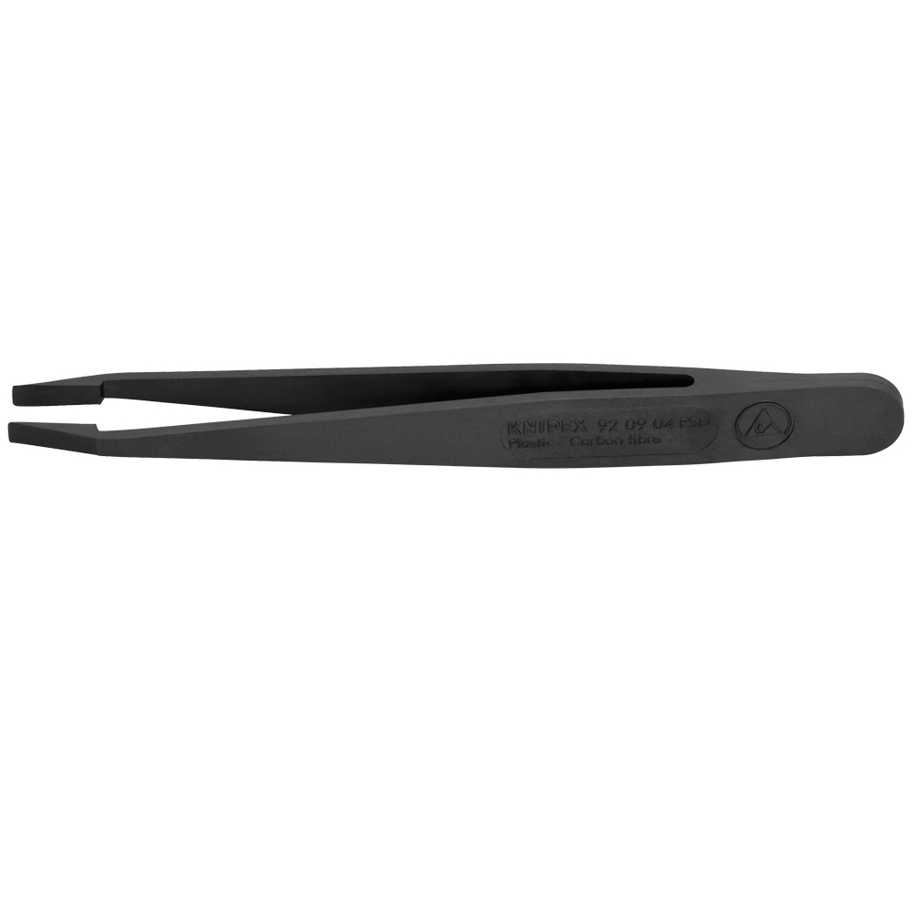 KNIPEX Kunststoffpinzette ESD, schwarz