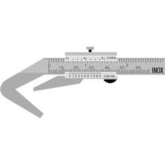 3-Punkt-Schiebelehre 4-40mm zum Prüfen von 3-Schneiden-Werkzeugen